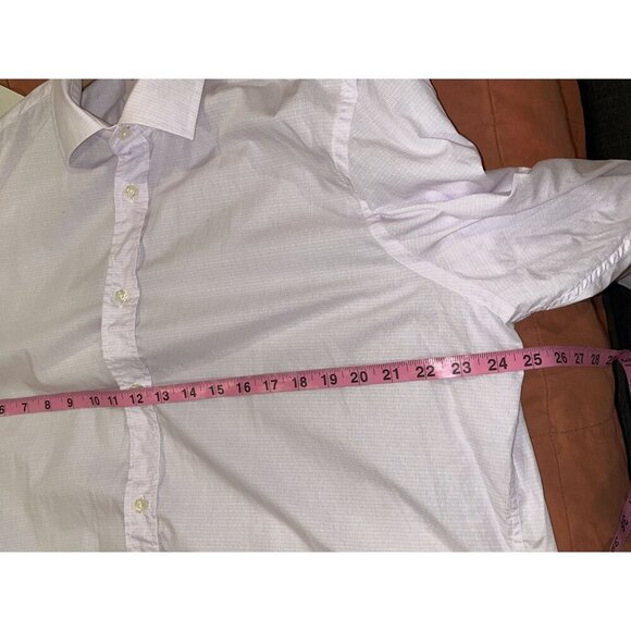 Burberry Light Pink Workwear Long-Sleeve Button-Down Shirt Men's Size 44 17.5 - Picture 4 of 8